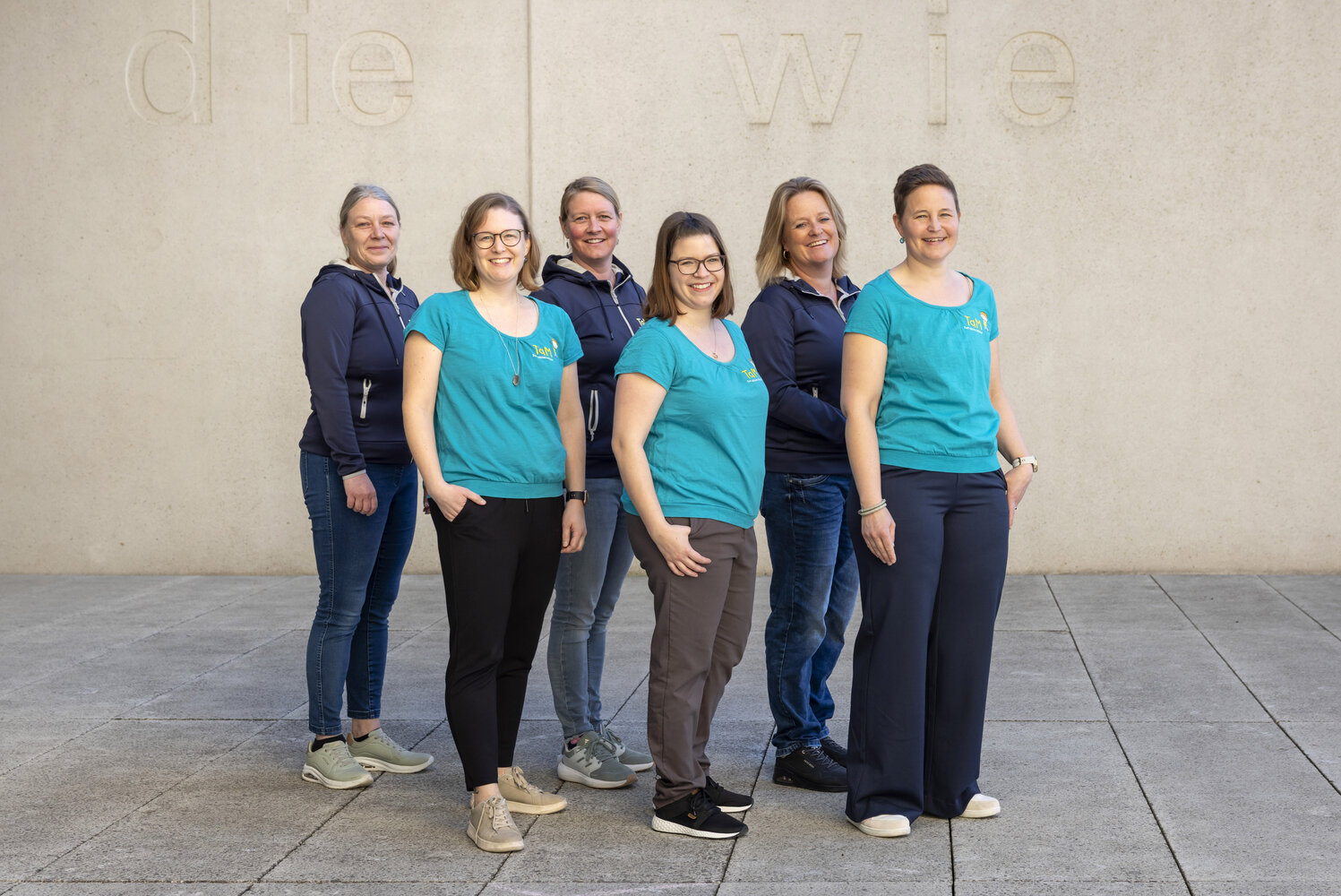 von links: Nicole Fluri, Lara Meyer, Sandra Mattmann, Anita Billo, Cindy Bigler, Daniela Ziegler